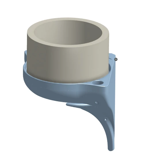 Byr3D Mitchell'in Seramik Tıraş Kasesi Için Duvara Montaj Aparatı (Kenar Montajı) T3708830 Sadece Plastik Aparattır - 4