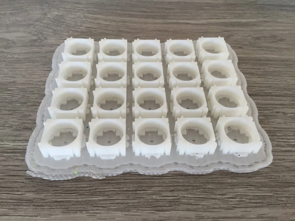 Byr3D 18650 Piller Ara Parçası/Tutucusu T1554511 Sadece Plastik Aparattır - 3
