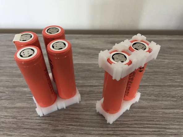 Byr3D 18650 Piller Ara Parçası/Tutucusu T1554511 Sadece Plastik Aparattır - 2