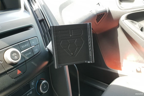 Byr3D Tom'un  Galaxy S9+ Çanta Araç Tutucusu T2938309 Sadece Plastik Aparattır - 2