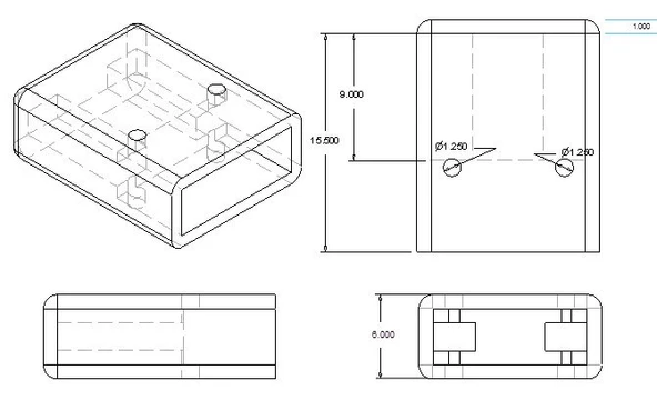 Byr3D Mini Sigorta Tutucu T1789046 Sadece Plastik Aparattır - 2