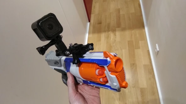 Byr3D Taktik Kamera Montajı Aparatı T3500592 Sadece Plastik Aparattır - 2