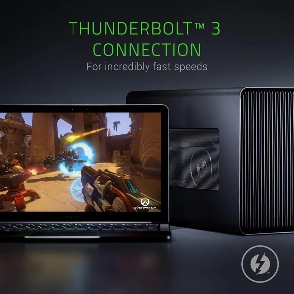 Razer Core X (Mercury) - Harici Thunderbolt 3 grafik kartı -Outlet - 4