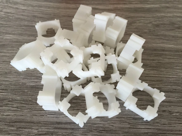 Byr3D 18650 Piller Ara Parçası/Tutucusu T1554511 Sadece Plastik Aparattır