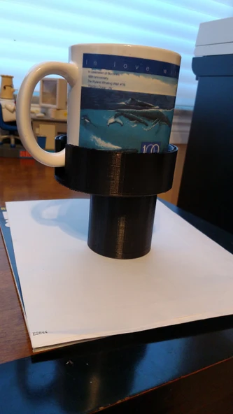 Byr3D Dev Bardak Için Kahve Bardağı Tutucu Ofset Adaptörü T1920163 Sadece Plastik Aparattır - 3