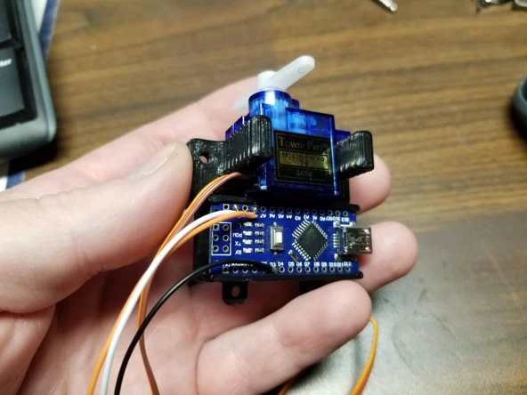 Byr3D Arduino Nano Ve Sg90 Servo Tutucu T3925535 Sadece Plastik Aparattır - Resim 2