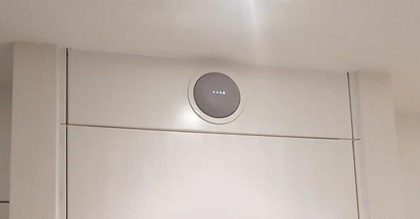 Byr3D Gömme Google Home Mini Montaj Aparatı T2731084 Sadece Plastik Aparattır - 3