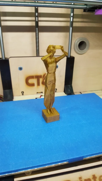 Byr3D "Altın Kadın" T1151507 Sadece Plastik Aparattır - 2