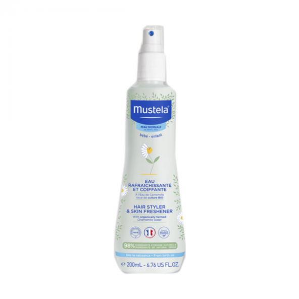 Mustela Skin Freshener Tazeleyici ve Şekillendirici Sprey Saç ve Vücut 200 ml