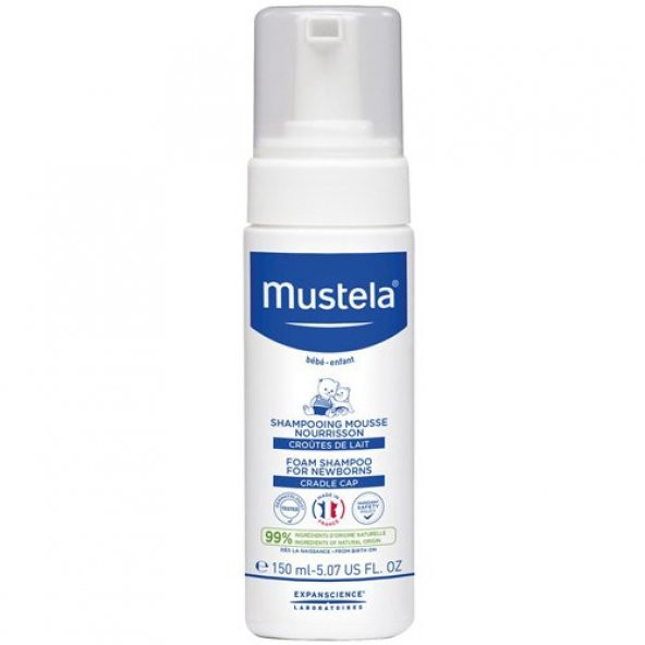 Mustela Foam Shampoo For Newborns 150 ml