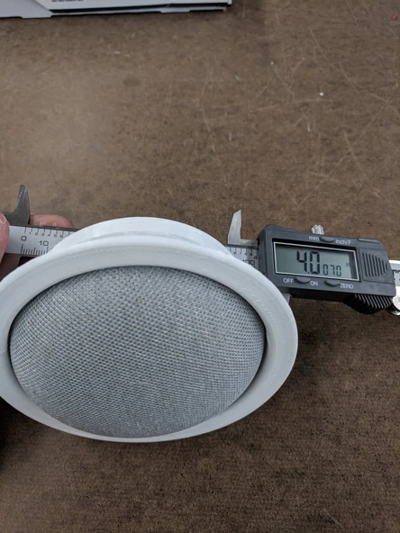 Byr3D Gömme Google Home Mini Montaj Aparatı T2731084 Sadece Plastik Aparattır - 2