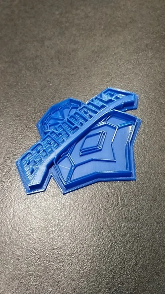 Byr3D Brawlhalla Logolu Kurabiye Kesici T4048389 Sadece Plastik Aparattır - 3