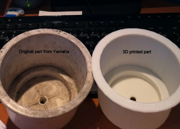 Byr3D Yamaha Ar/Sr230 Tekne Için Yedek Bardak Tutucu T31703 Sadece Plastik Aparattır