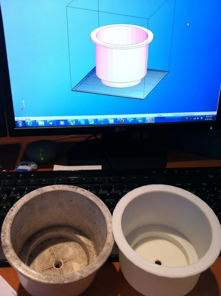 Byr3D Yamaha Ar/Sr230 Tekne Için Yedek Bardak Tutucu T31703 Sadece Plastik Aparattır - 2