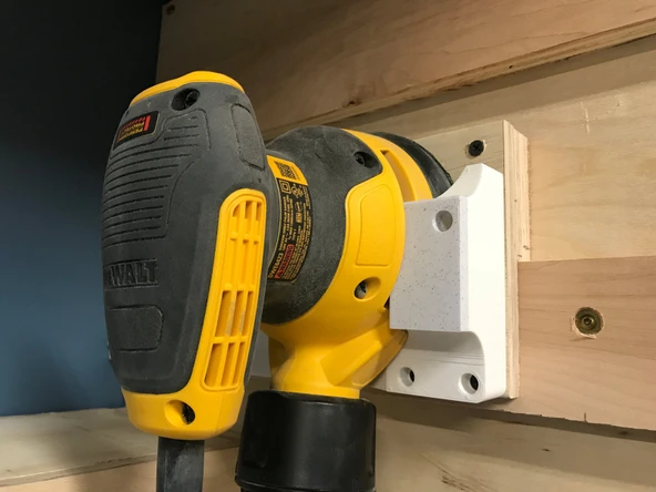 Byr3D Dewalt Zımpara Makinesi Duvara Montaj Aparatı T3945106 Sadece Plastik Aparattır - 5