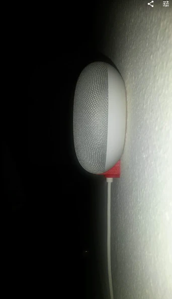 Byr3D Google Home Mini Görünmez Montaj Parçası T2576121 Sadece Plastik Aparattır - 3
