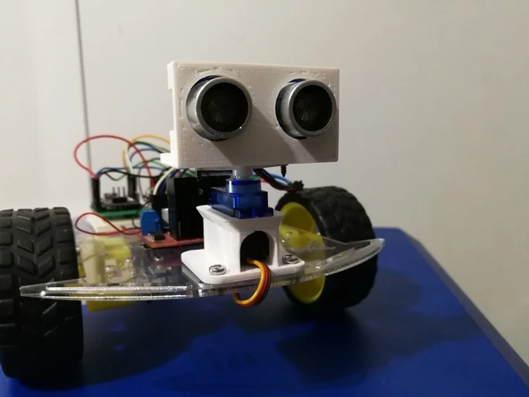 Byr3D Hc-Sr04 Için Servo Montajı T100486 Sadece Plastik Aparattır - 3