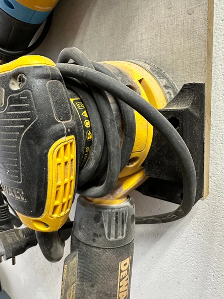 Byr3D Dewalt Zımpara Makinesi Duvara Montaj Aparatı T3945106 Sadece Plastik Aparattır - 3