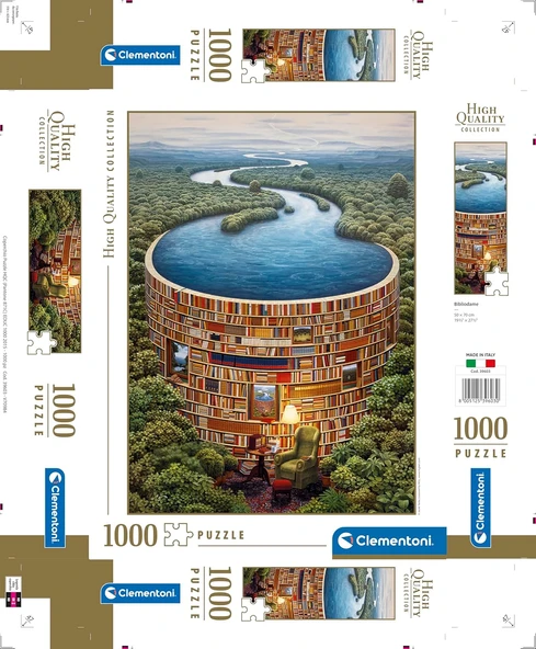 Clementoni Bibliodame 1000 Parça High Quality Collection Yetişkin Puzzle - 6
