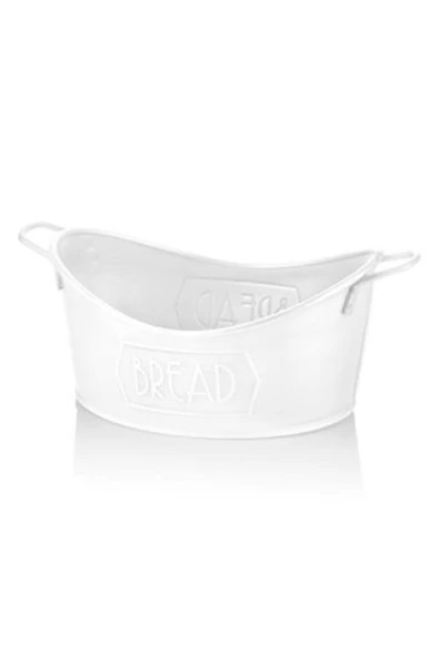 THE MİA Beyaz Ekmek Sepeti 28x17 cm Glv0624