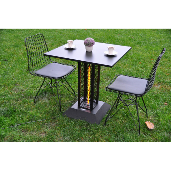 HOTTABLE RETRO PLUS ISI AYARLI ISITICILI MASA 1900W - 3