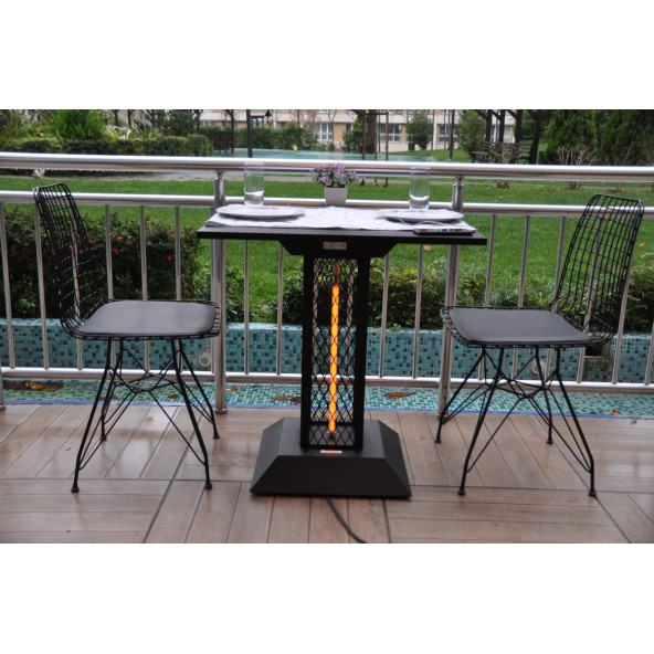 HOTTABLE RETRO PLUS ISI AYARLI ISITICILI MASA 1900W - 4