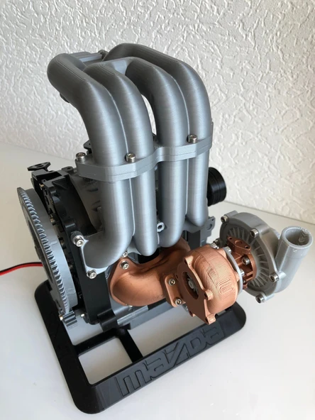 Byr3D Mazda Rx7 Wankel Rotary Motor 13B-Rew İçin Ekran Standı By Ericthepoolboy T4061827 Sadece Plastik Aparattır - 3
