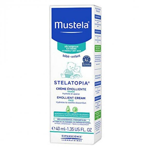 Mustela Stelatopia Emolient Face Yüz Kremi 40 ml
