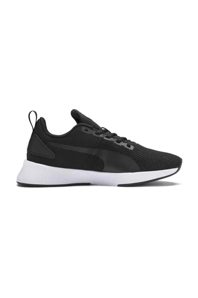 Puma Flyer Runner Jr 192928 01 Unisex Yürüyüş ve Koşu Ayakkabısı Siyah Beyaz 35,5-39 - 4
