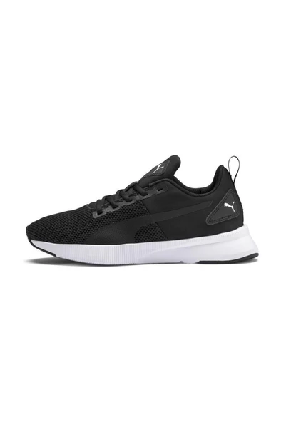 Puma Flyer Runner Jr 192928 01 Unisex Yürüyüş ve Koşu Ayakkabısı Siyah Beyaz 35,5-39