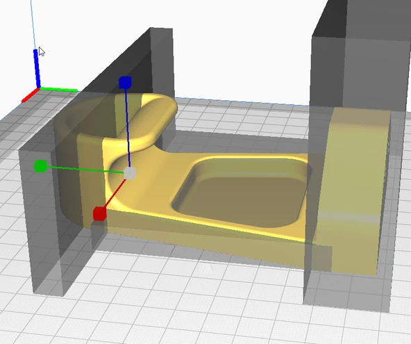 Byr3D Tığ Işi Dökülen Kese Citroen Ami / Çanta Klipsi T4582129 Sadece Plastik Aparattır - 2
