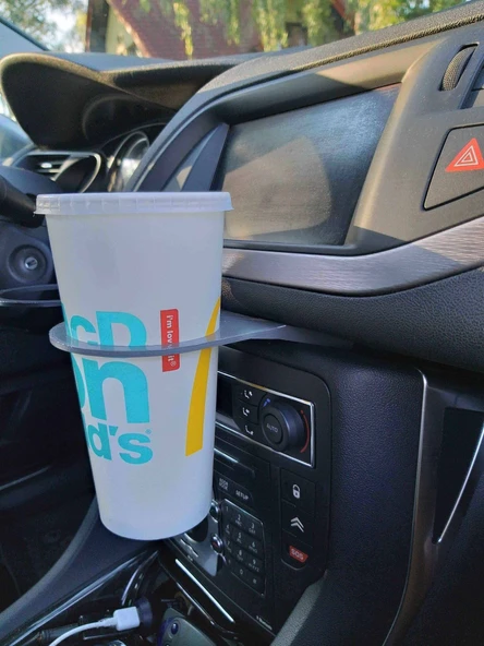 Byr3D Citroen C5 Için Bardak Tutucu T4593097 Sadece Plastik Aparattır - 2