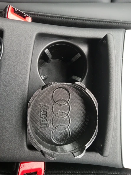 Byr3D Audi A6 Kahve Bardağı Tutacağı T3444021 Sadece Plastik Aparattır - 3