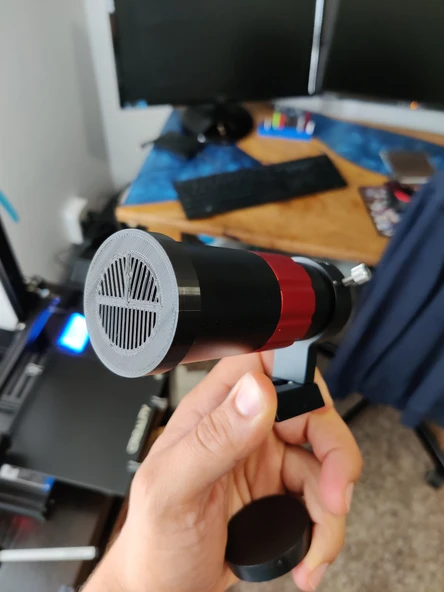 Byr3D Zwo Mini Guider Kapsamı Için Bahtinov Maskesi T3757450 Sadece Plastik Aparattır - 3