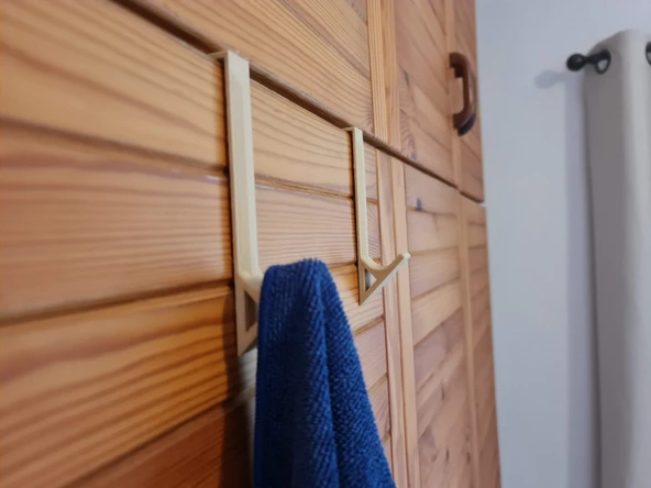 Byr3D Ağır Hizmet Tipi Elbise Ve Banyo Havlusu Askısı 25 Mm Genişliğinde T4871647 Sadece Plastik Aparattır - 3