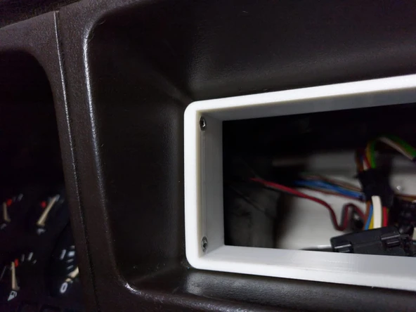 Byr3D Opel Corsa A / Vauxhall Nova Için Radyo Çerçevesi T5462435 Sadece Plastik Aparattır - Resim 4