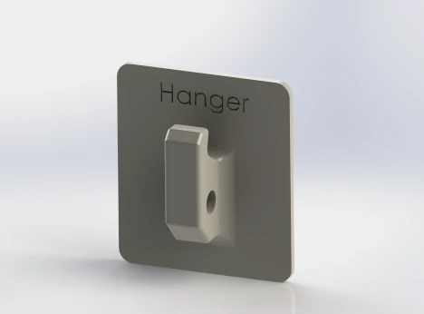 Byr3D Duvar Askısı-Yapışkan Bantlı Çubuk T5335032 Sadece Plastik Aparattır ürün görseli 1