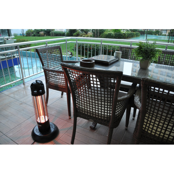 Hottable Tekno Mobile Plus 2000 W Uzaktan Kumandalı Infrared Isıtıcı - 4