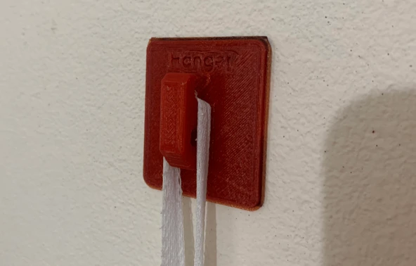 Byr3D Duvar Askısı-Yapışkan Bantlı Çubuk T5335032 Sadece Plastik Aparattır - Resim 3