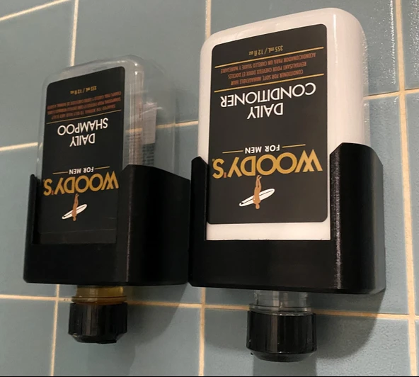 Byr3D Woody's Şampuan / Saç Kremi Duş Askısı (Tek Adettir) T4551342 Sadece Plastik Aparattır - 2