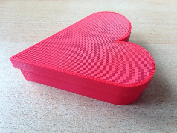 Byr3D Kalp Şeklinde Kutu T4948894 Sadece Plastik Aparattır - Resim 2