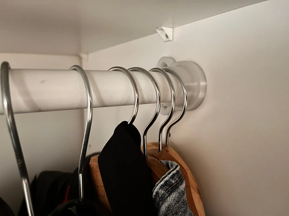 Byr3D  Pax Dolap Elbise Askısı Tutacağı T3745126 Sadece Plastik Aparattır - 5