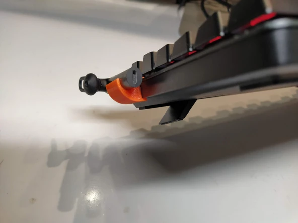 Byr3D G413 Karbon Klavye Için Mi Bluetooth Kulaklık Tutucusu T4361639 Sadece Plastik Aparattır - 3