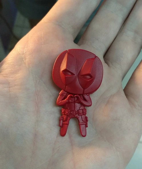 Byr3D Deadpool "Aşkı Hisset" Mıknatısı T4305679 Sadece Plastik Aparattır - Resim 2
