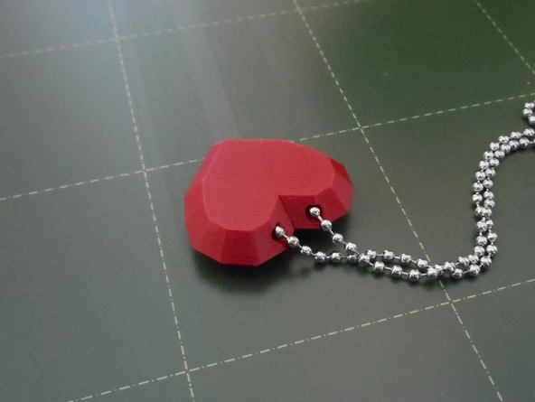 Byr3D Sevgililer Günü, Kalp Kolye T4542132 Sadece Plastik Aparattır - 2