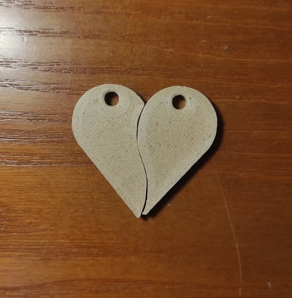 Byr3D Sevgililer Günü, Kalp Kolye T5246454 Sadece Plastik Aparattır - 3