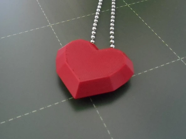 Byr3D Sevgililer Günü, Kalp Kolye T4542132 Sadece Plastik Aparattır