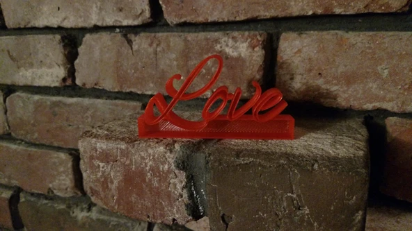 Byr3D Şömine Dekoru: Aşk T1956015 Sadece Plastik Aparattır ürün görseli 1