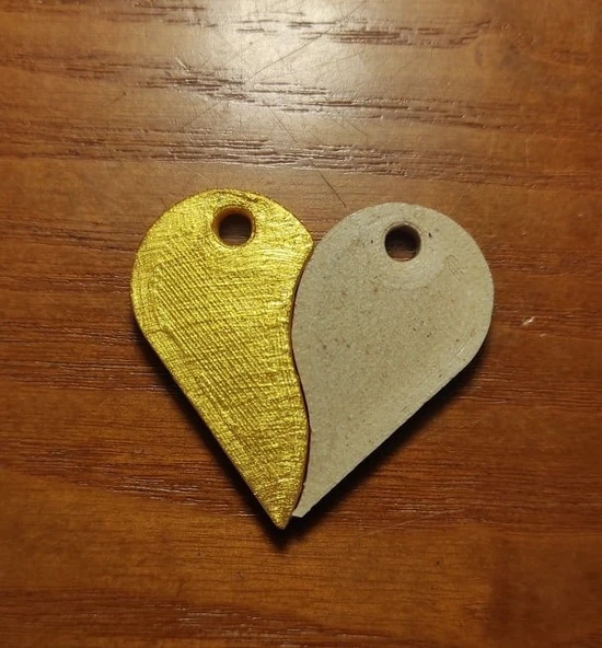 Byr3D Sevgililer Günü, Kalp Kolye T5246454 Sadece Plastik Aparattır - 2