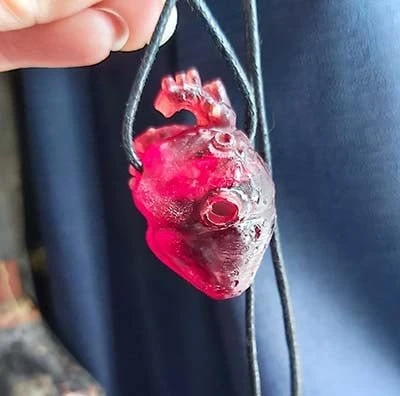 Byr3D Sevgililer Günü Kalp Kolye T5240210 Sadece Plastik Aparattır - 3